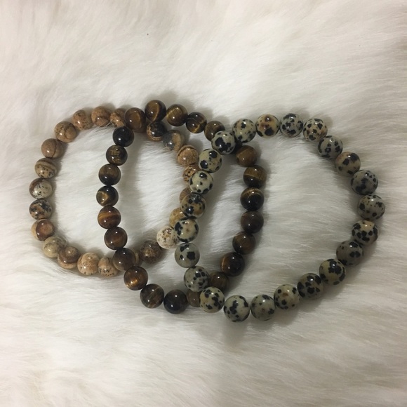 🌺Handmade 3pc beaded bracelets - Picture 2 of 2