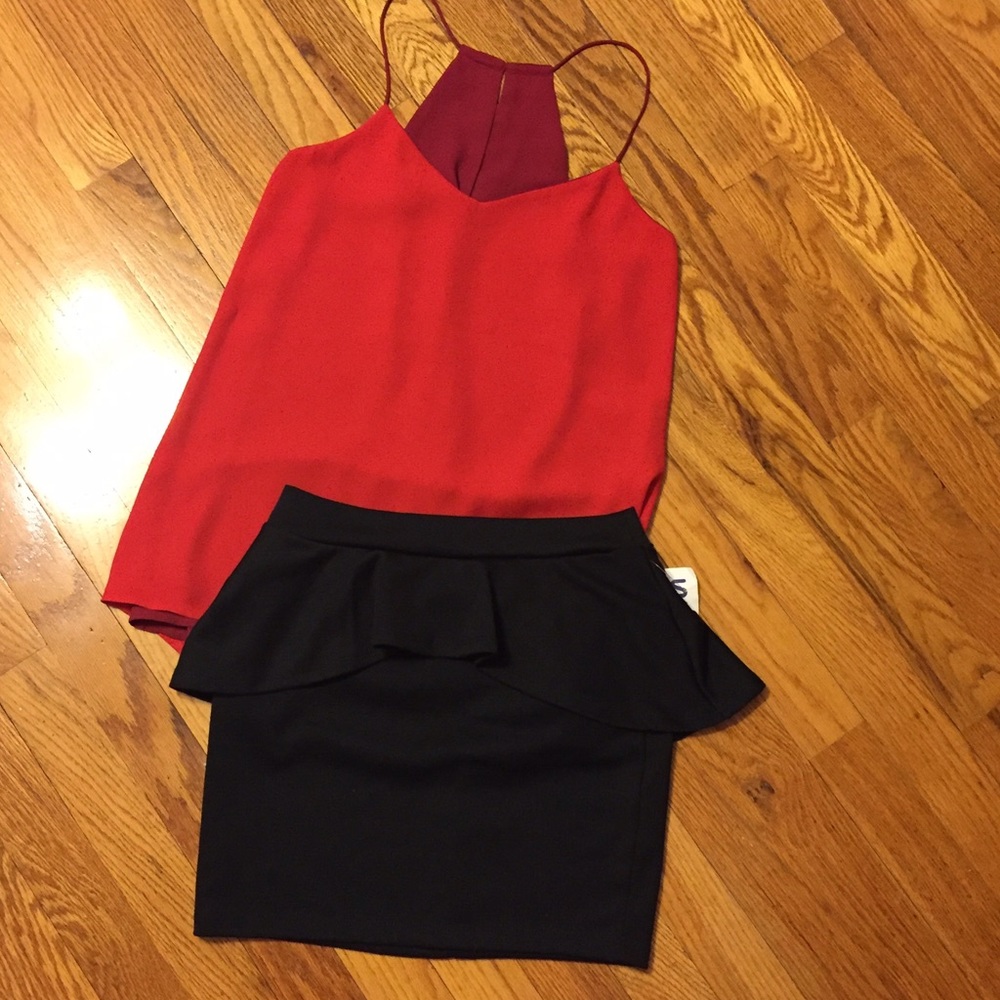 Black skirt
