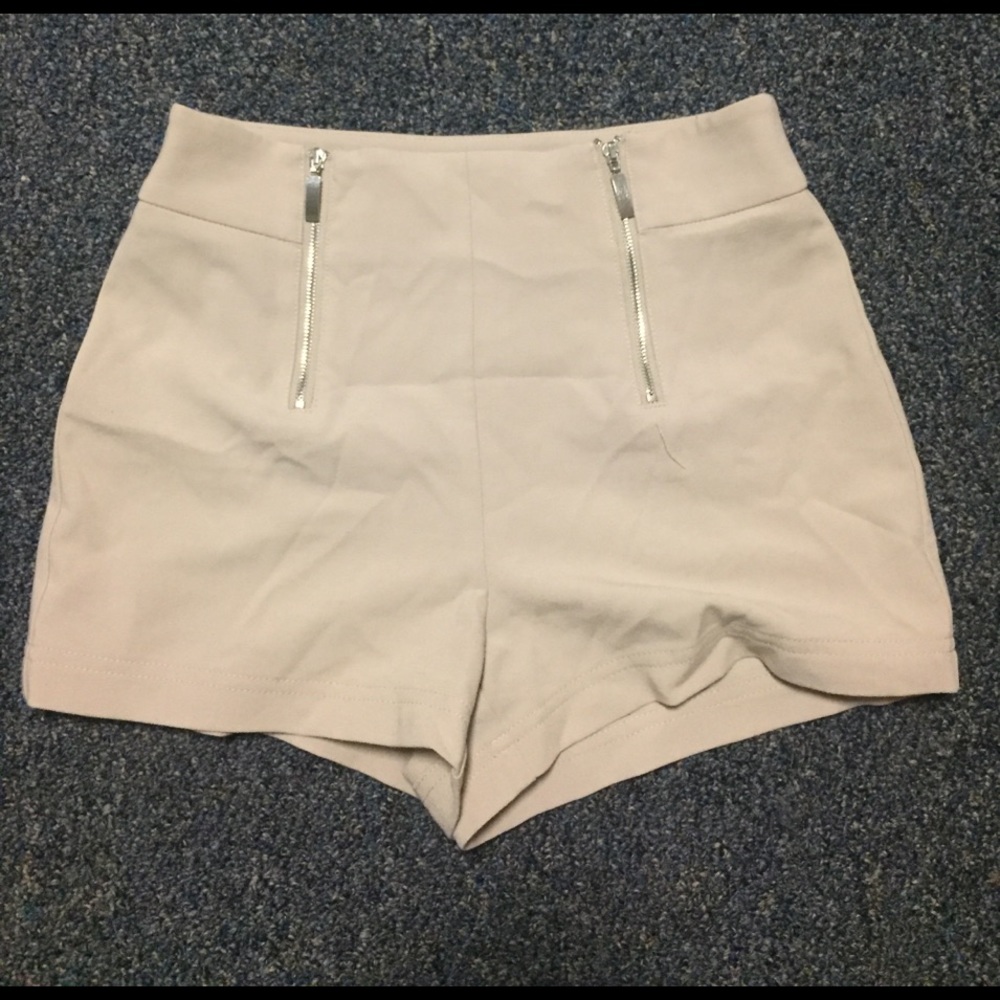 High waisted dress shorts