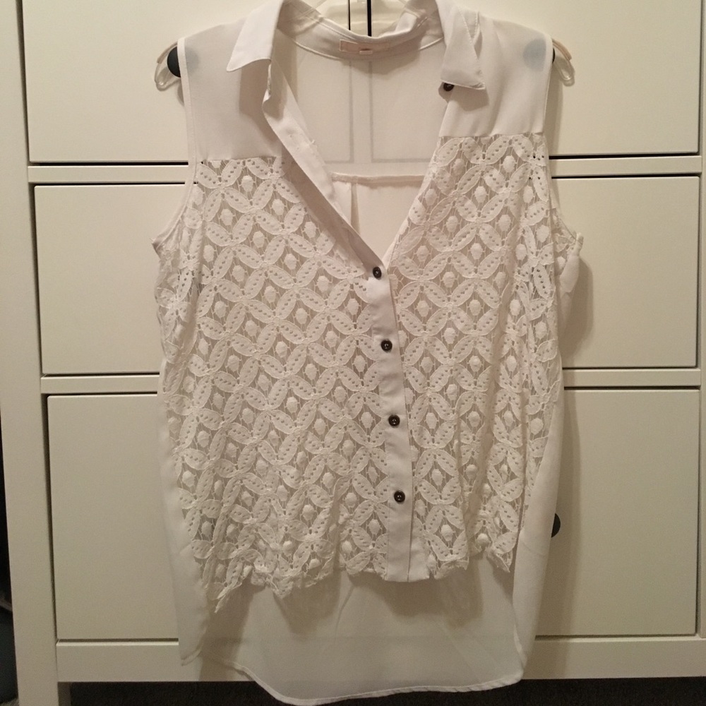 White Lace Blouse