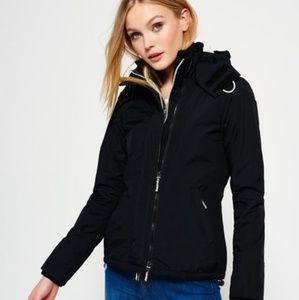 Superdry Windcheater with white fleece interior