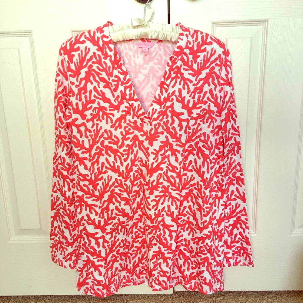 Lilly Pulitzer Coral Top/Tunic