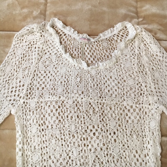 Sold on Mercari: FREE PEOPLE Crochet Top - Picture 2 of 5