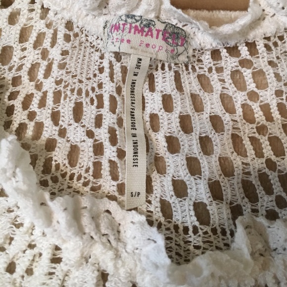 Sold on Mercari: FREE PEOPLE Crochet Top - Picture 5 of 5