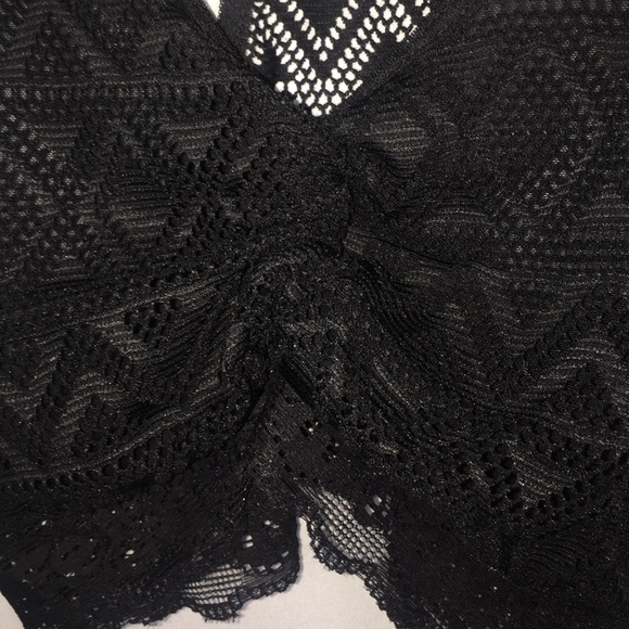 see you monday racerback black aztec lace bralette - Picture 2 of 4