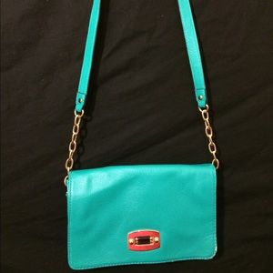 Turquoise Saddle Purse
