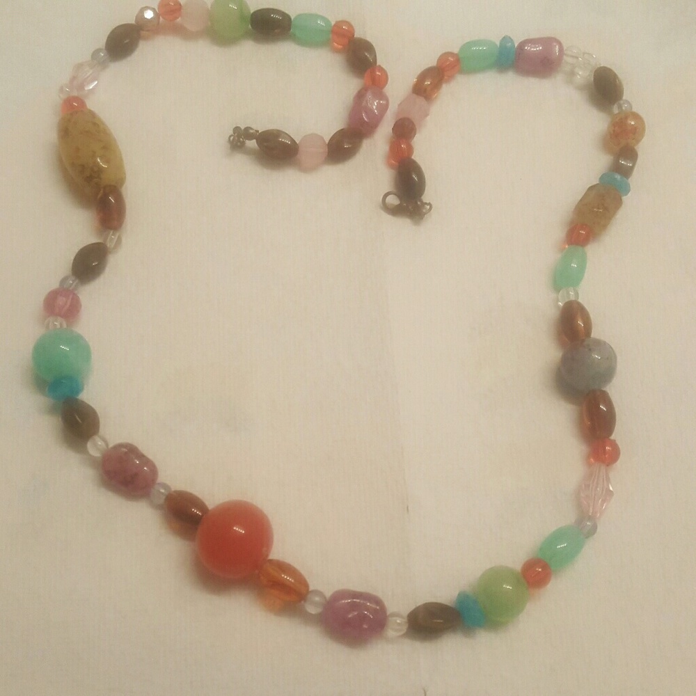 Multicolored beaded necklace