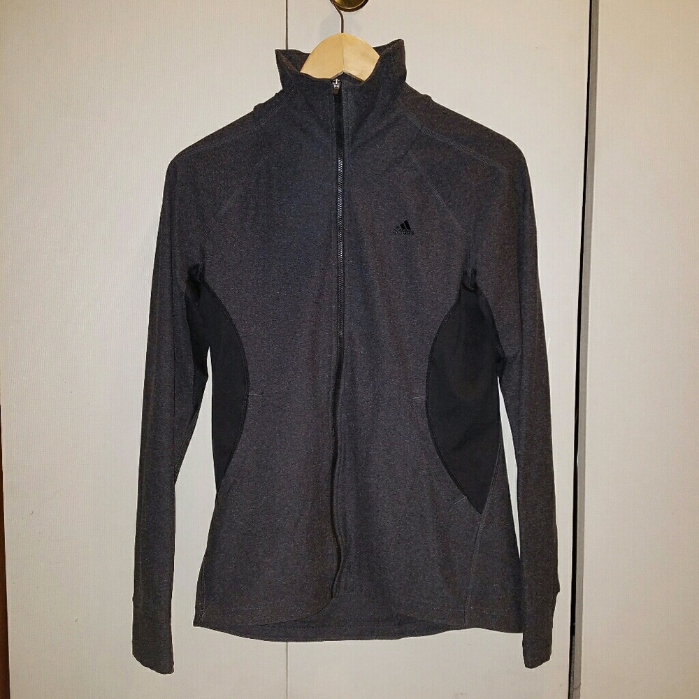 Adidas full zip athletic jacket