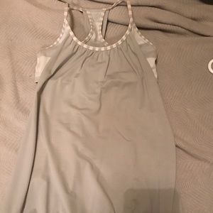 2 lululemon Double Dutch tanks (1 black, 1 grey)