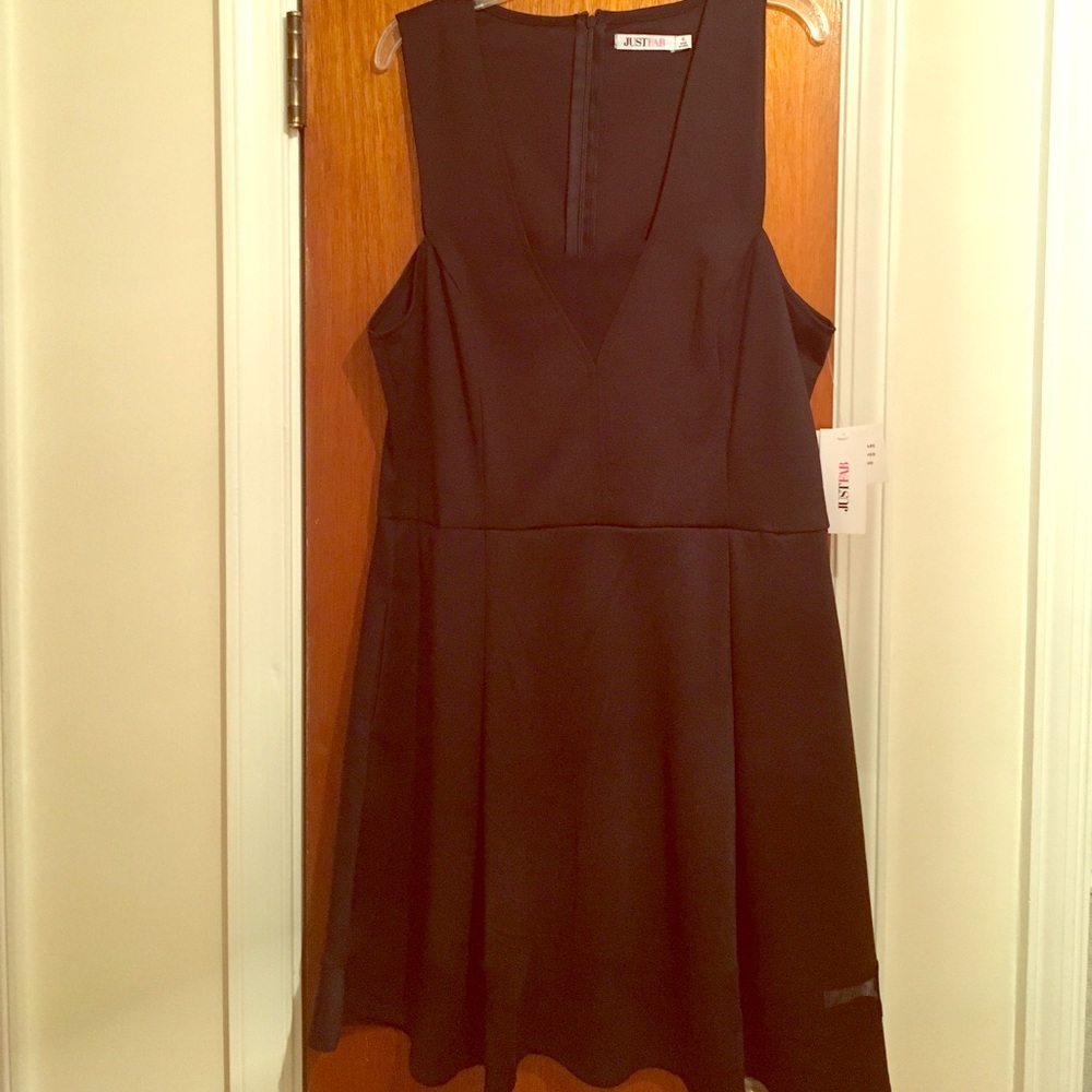 BRAND NEW JUSTFAB fit and flare dress