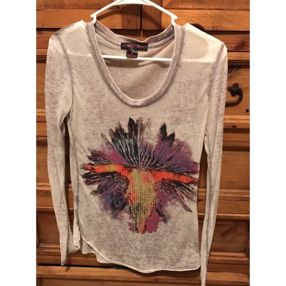 Rock and roll cowgirl long sleeve - Picture 1 of 2