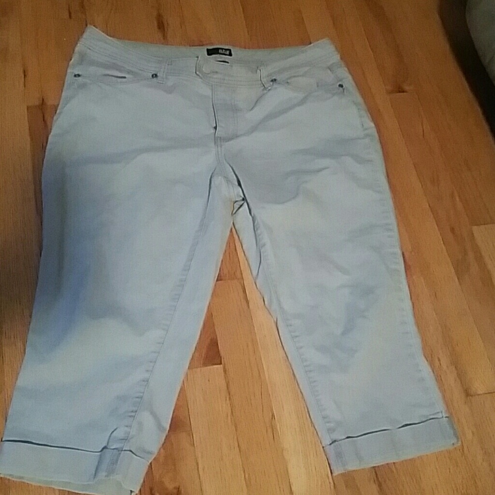 Ana gray Capri pants. Size 14.