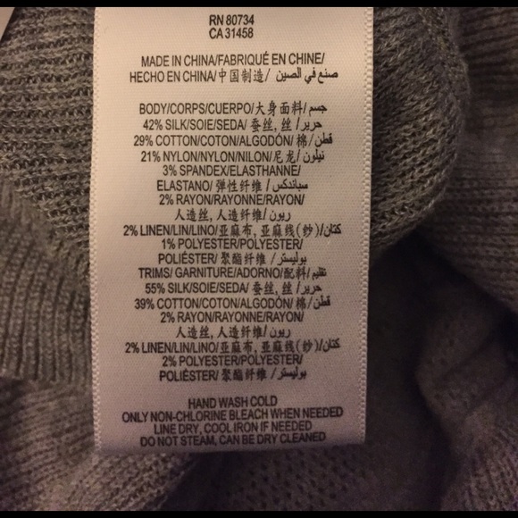 SOLD. BCBGMAXAZRIA gray knit dress size xs - Picture 6 of 6