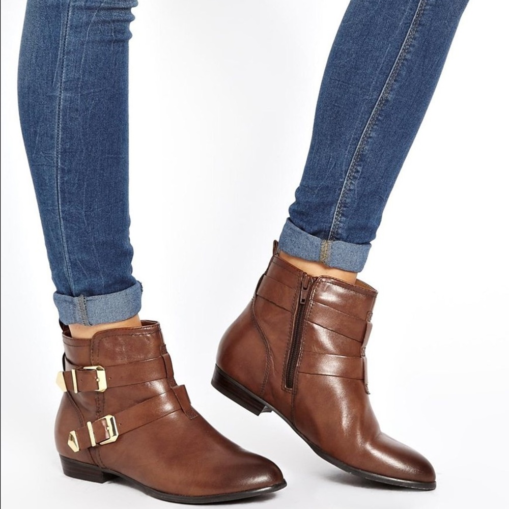 Aldo Arzt Leather Ankle Boots