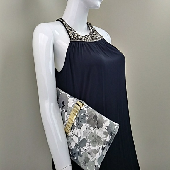 🔴🔴🔴SOLD🔴🔴Michael Kors Beaded Cutaway Maxi D - Picture 3 of 8