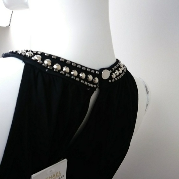 🔴🔴🔴SOLD🔴🔴Michael Kors Beaded Cutaway Maxi D - Picture 6 of 8