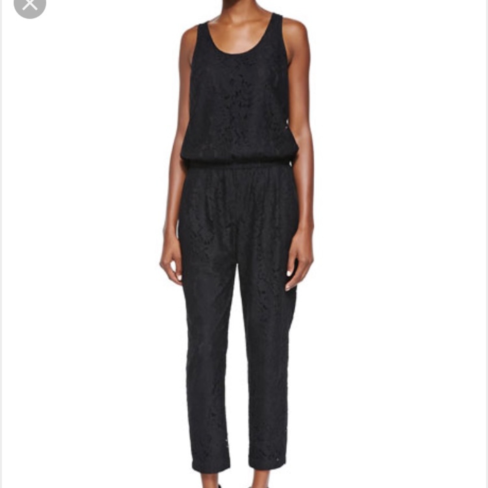 Joie Nanelle Lace Jumpsuit Sz XS
