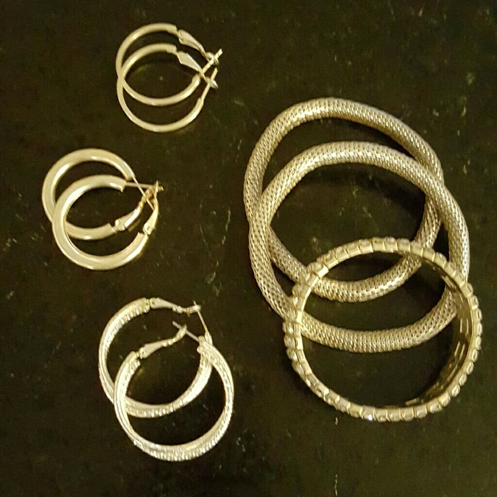 Silver jewelry bundle