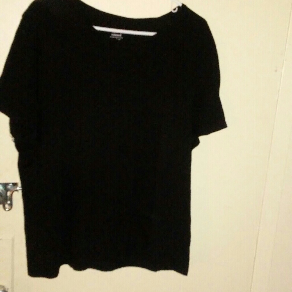 Comfy Plus Size Black Tee