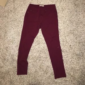 Maroon Jeggings