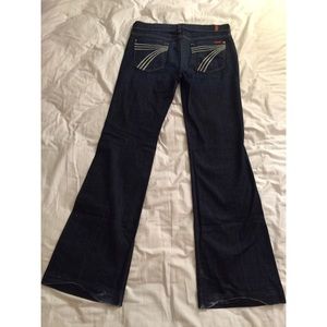 7 for all man kind dojo wide leg jean