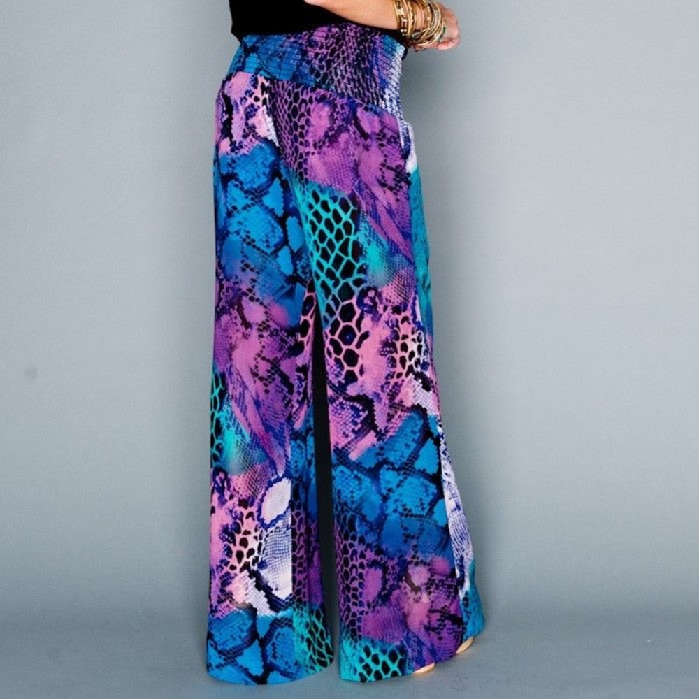 *SOLD* Roberts Party Pant- Party Snake print