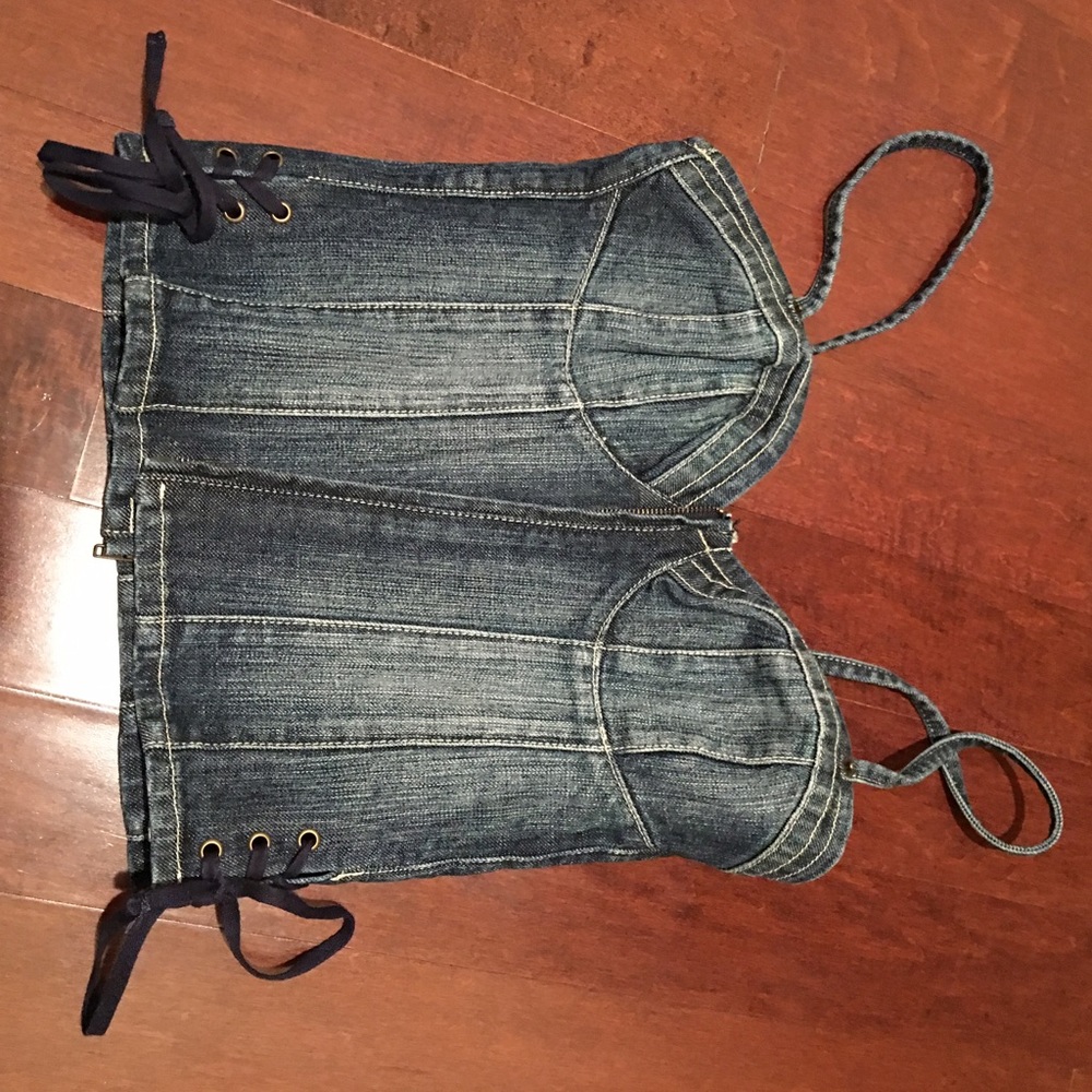 Guess Denim corset small