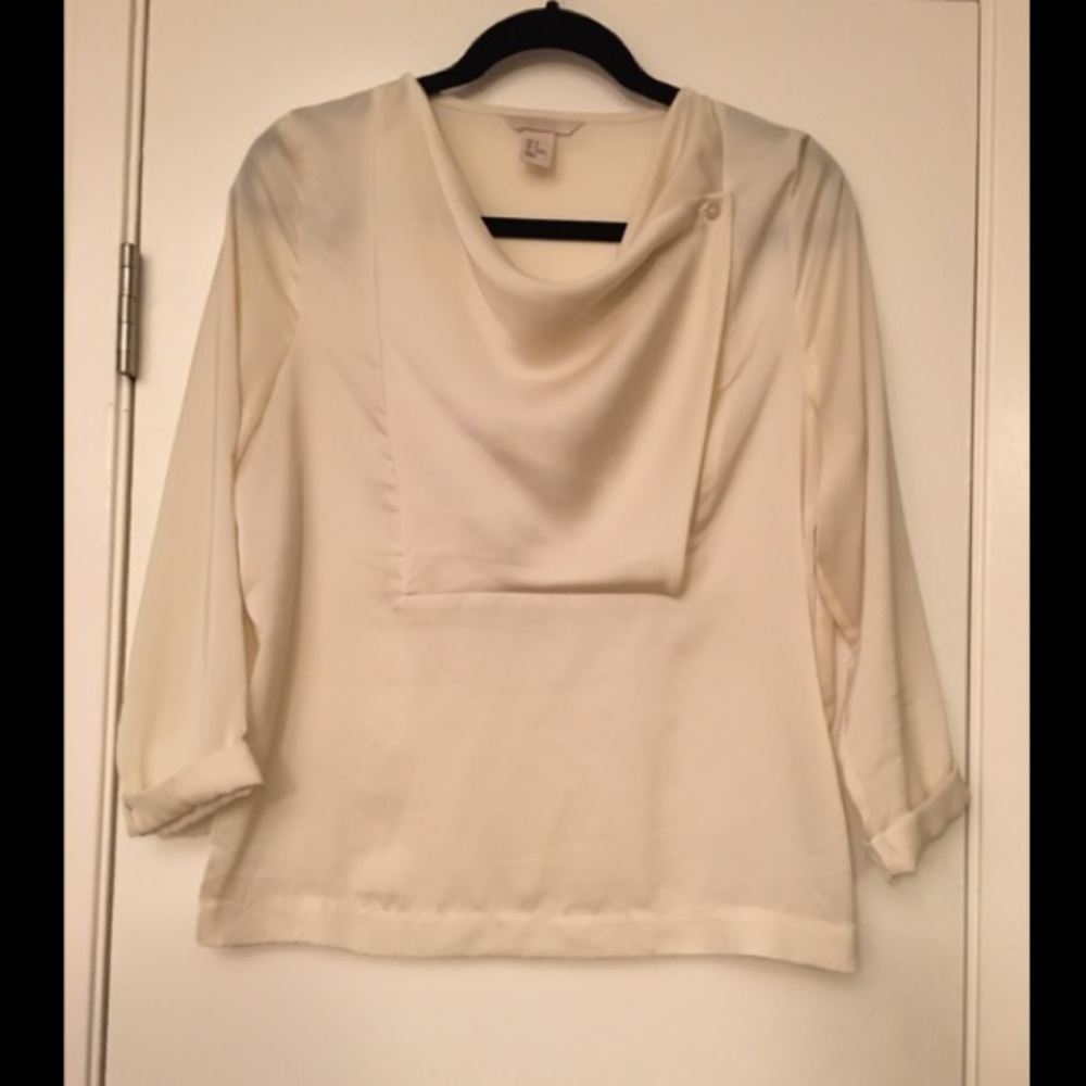 H&M Silky Cowl Neck Blouse