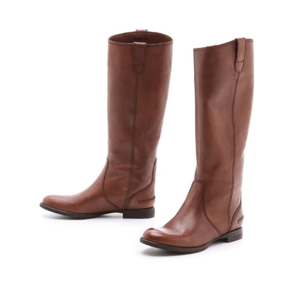 Madewell Archive leather Extended Calf Boots 6 - Picture 2 of 8