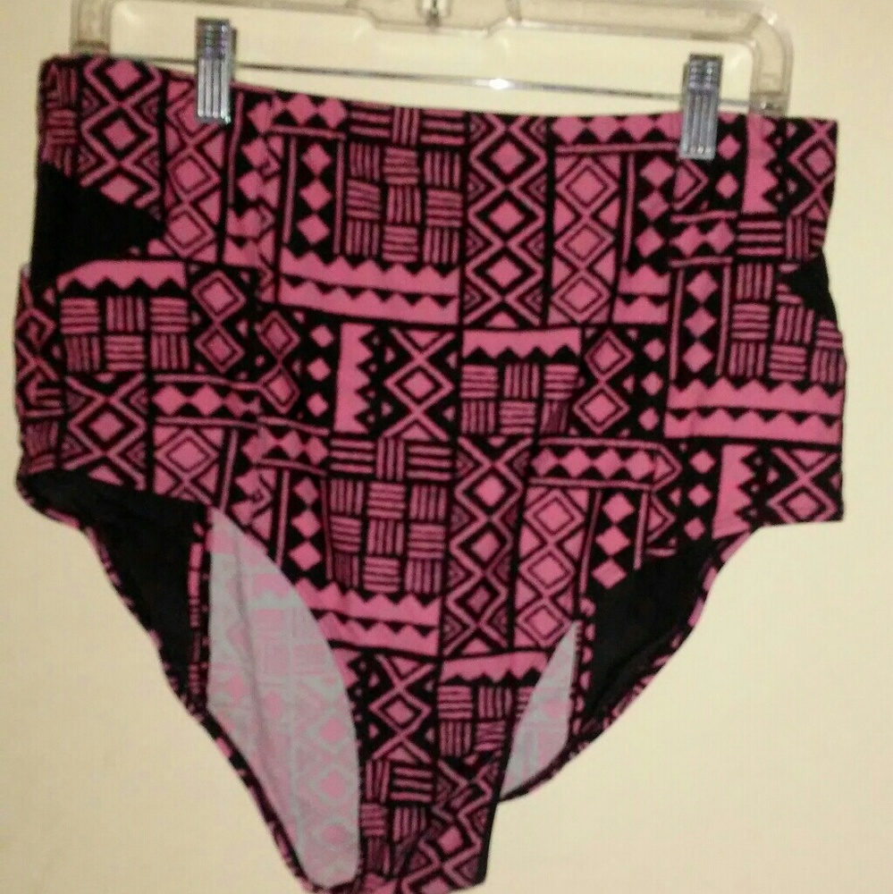 Plus size High Waist Bikini Bottom