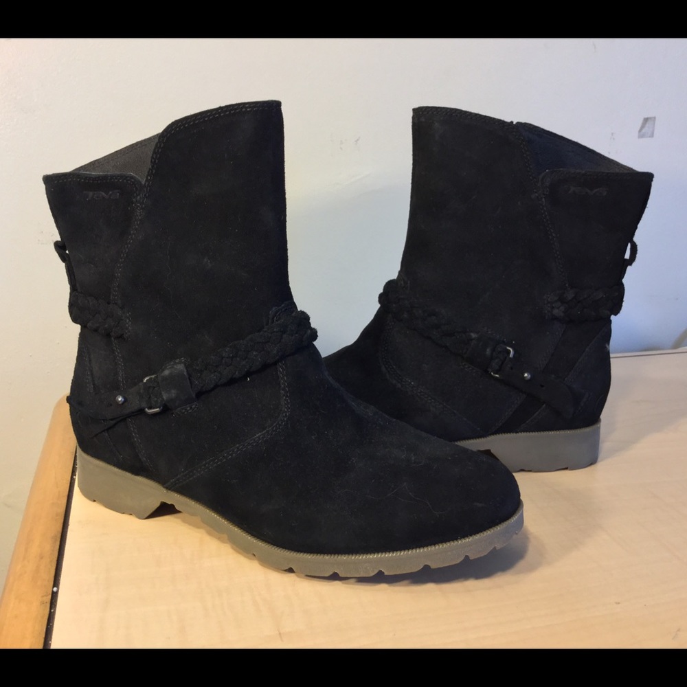 Teva De La Vina Low Boot - Black Suede