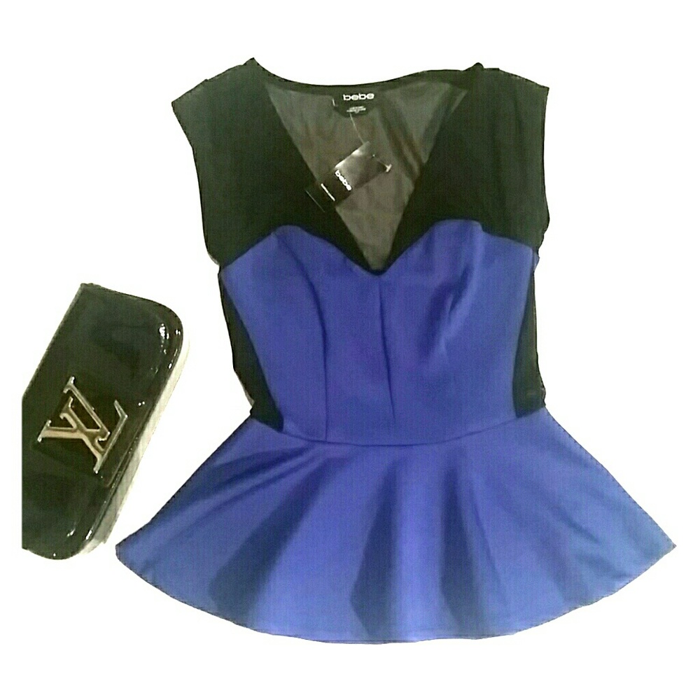 Bebe Peplum Top
