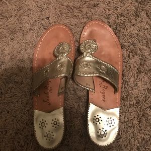 Platinum Jack Rogers Size 8!