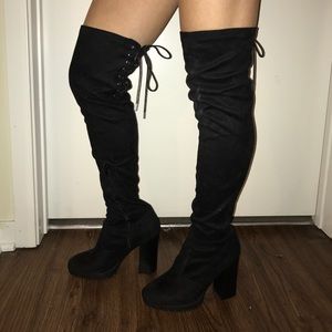 Thigh high boots