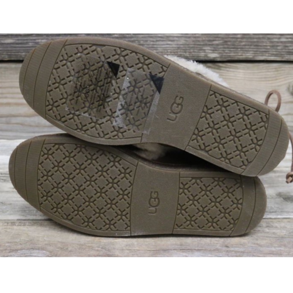 UGG Luisa Chocolate Lace Up Sheepskin Boots 🐑🌚 - Picture 5 of 7