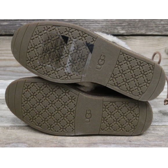 UGG Luisa Chocolate Lace Up Sheepskin Boots 🐑🌚 - Picture 5 of 7