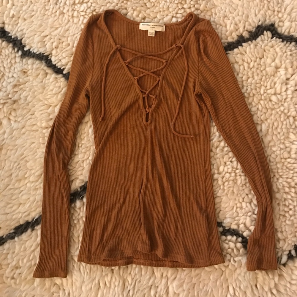 Project Social T lace up top