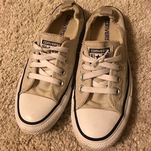 Light grey allstar shoreline slip on Converse