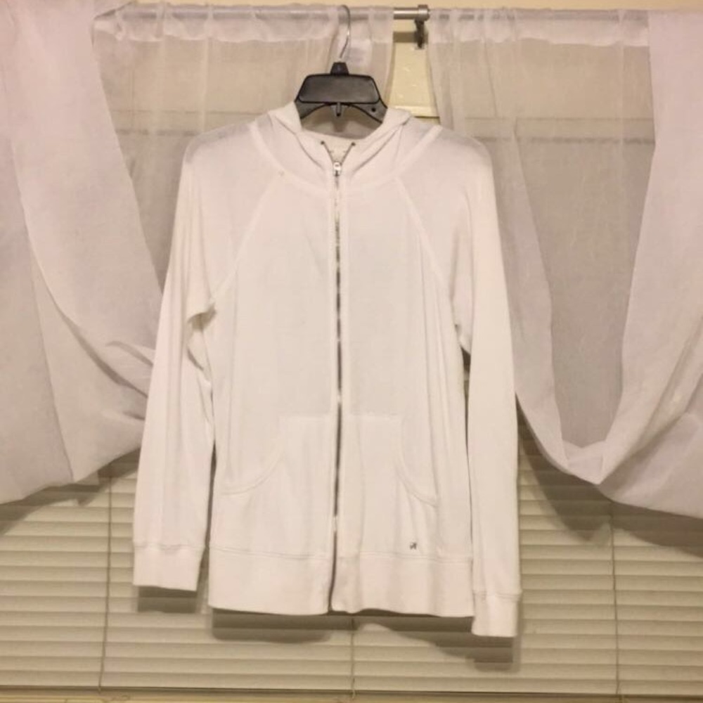 White VS PINK zip up sweater