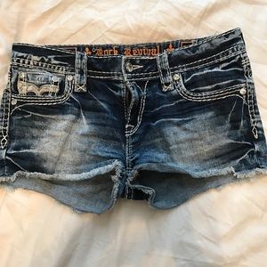 denim shorts