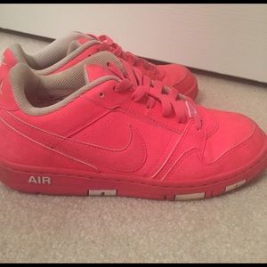 Neon pink nikes
