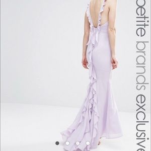 Mauve floor length dress. New and never worn