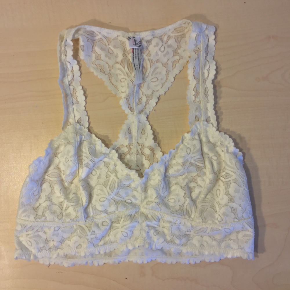 Free People Gallon Lace Racerback Crop Bra