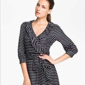 Kate Spade Daniella Stripe Silk Wrap Dreas