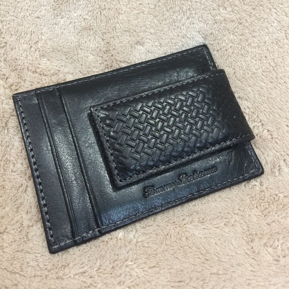 tommy bahama money clip wallet