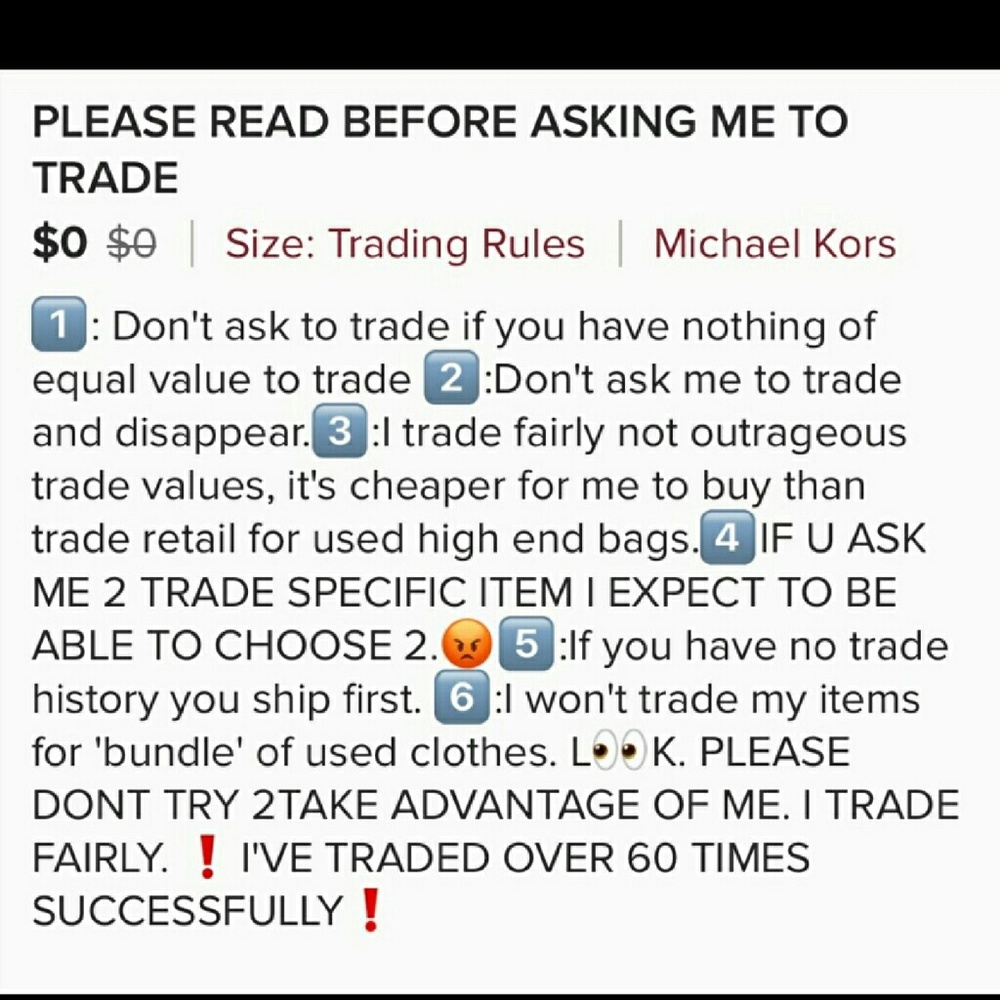 trade rules - Picture 2 of 4