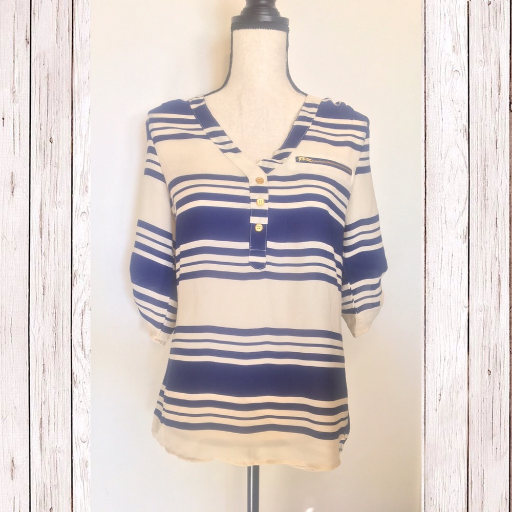 ✨HOST PICK✨ Striped Chiffon Blouse