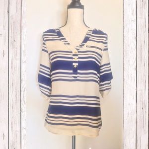 ✨HOST PICK✨ Striped Chiffon Blouse