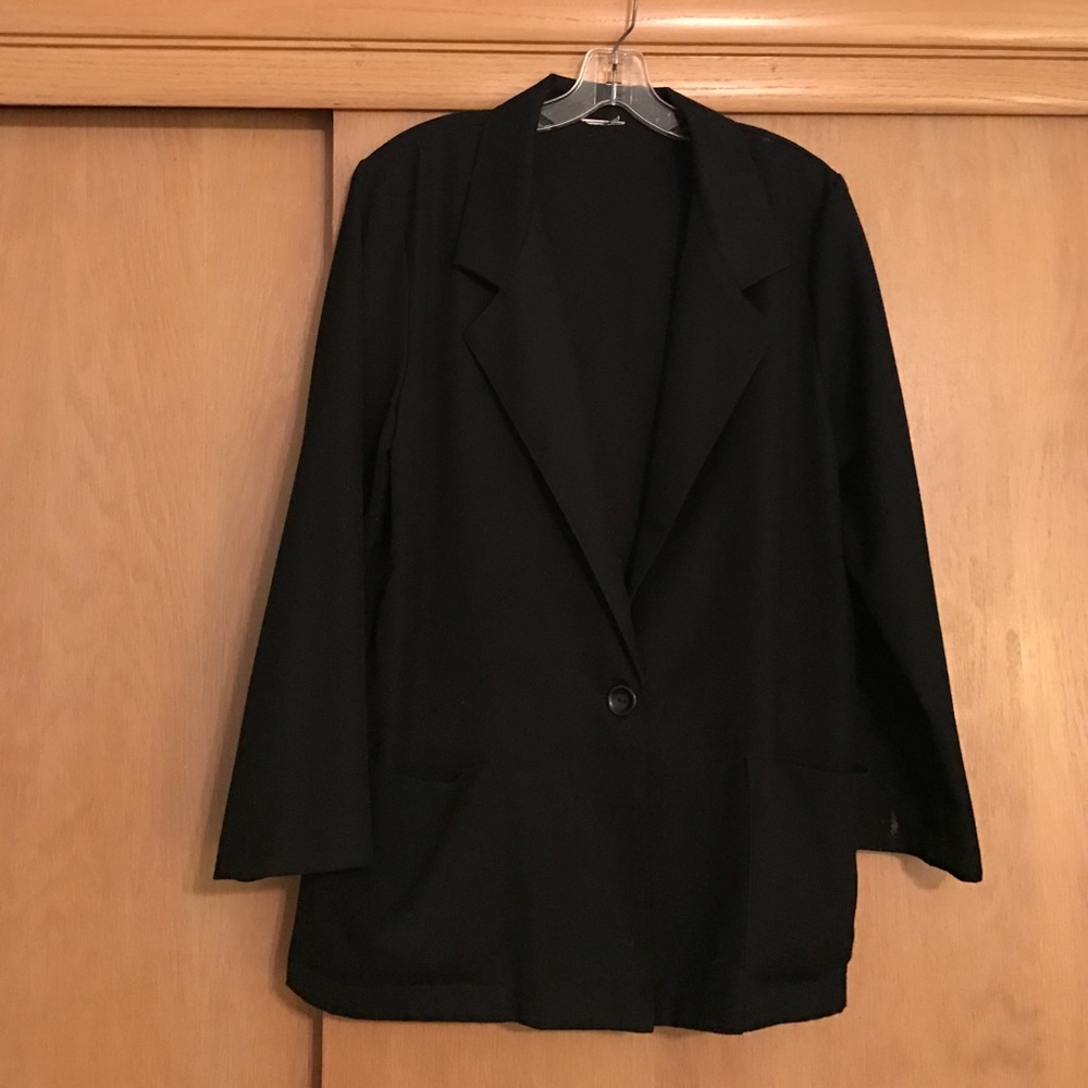 Woman's black blazer