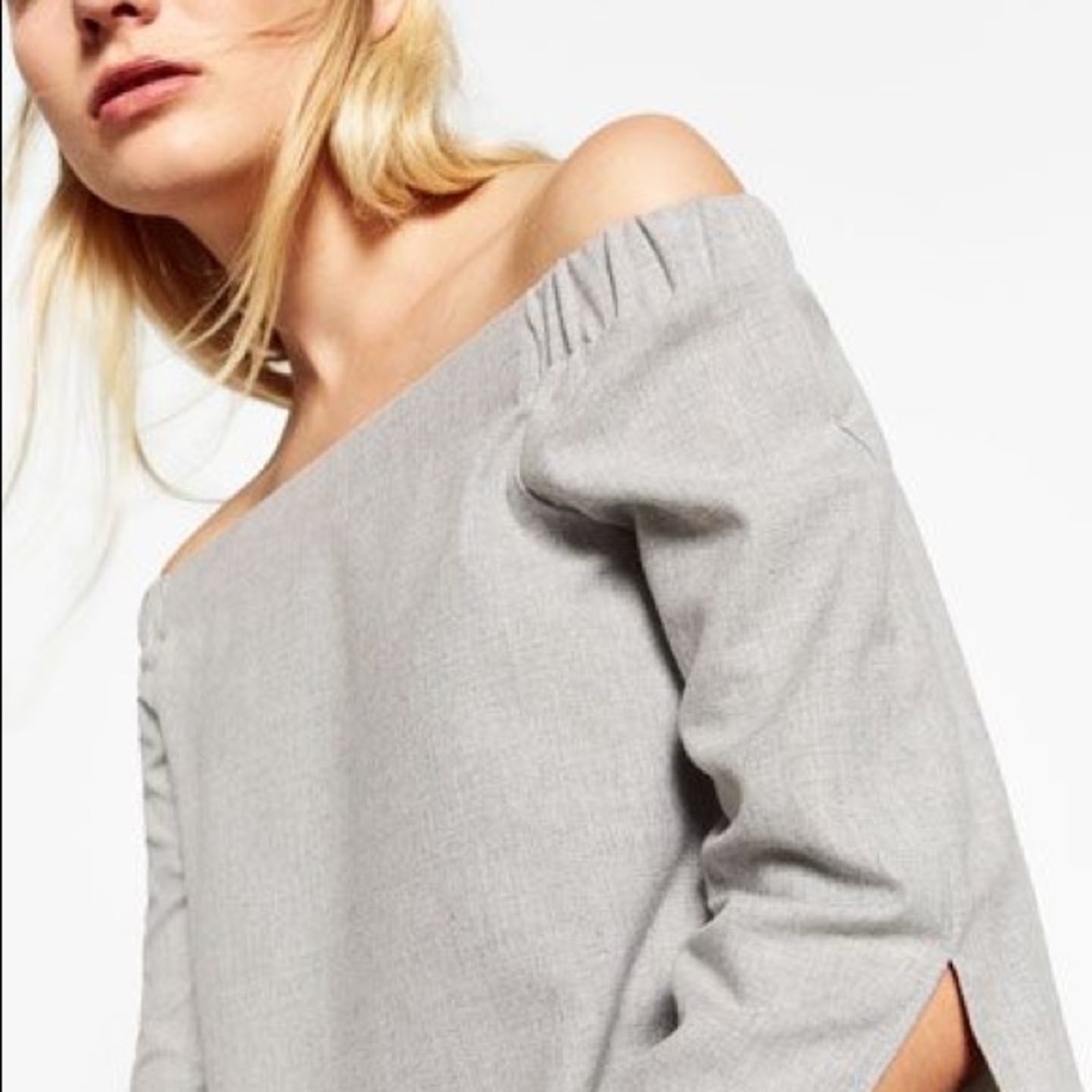 Off the shoulder blouse by Zara *Sold Out* NO SALE